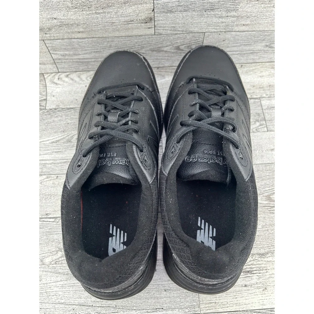 New Balance 928v3 Women 10.5D Men 9D Black Leather Walking Shoes‎ WW928BK3